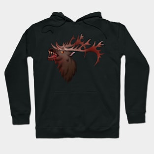 deer-wolf hybrid Hoodie